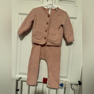 Carter's Pink Quilted Baby Set